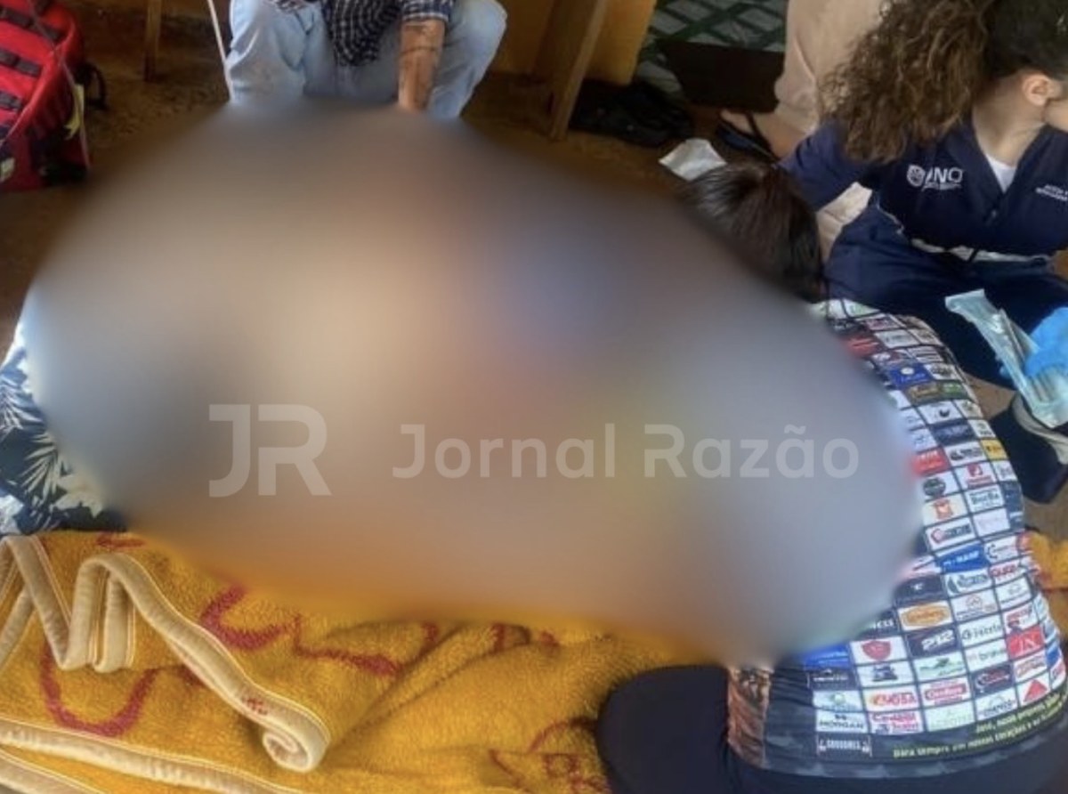 Idosa recebeu atendimento das equipes de socorro dentro de casa