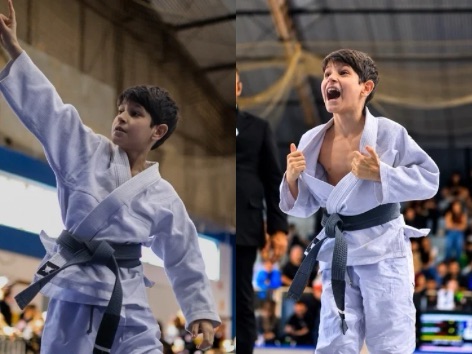 Menino de SC perdeu a primeira luta de jiu-jitsu, soma 26 campeonatos e vai ao Mundial em Abu Dhabi