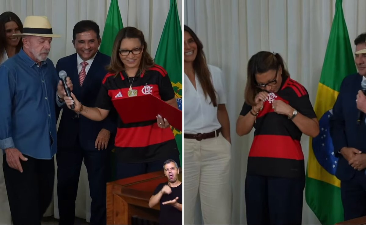 Janja beija camisa do Flamengo sem a Betano, e Lula dispara: “Os clubes que se virem”