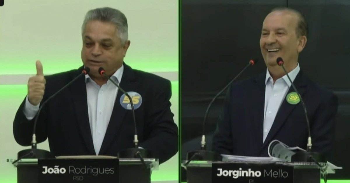 Clima esquenta entre Jorginho e João Rodrigues em debate pelo Governo de SC: “como não?!”