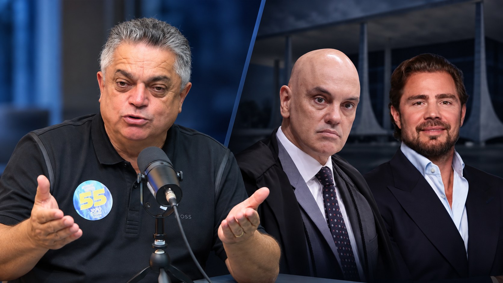 Moraes está articulando a defesa de um dos maiores corruptos do país, diz João Rodrigues: “negócio escroto”