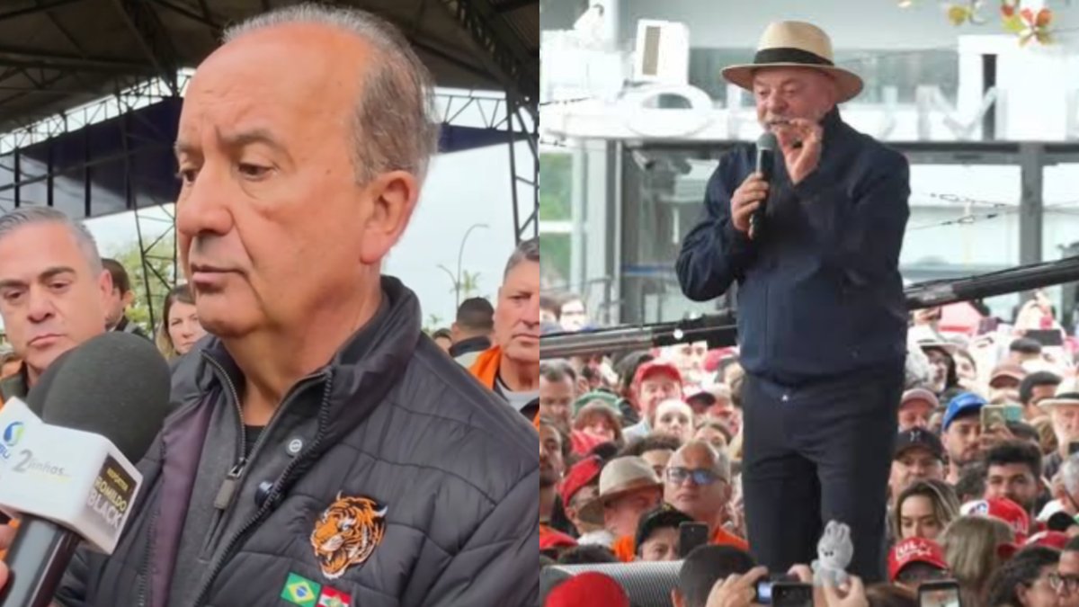 Em visita a cidades castigadas pela chuva, Jorginho diz que Lula “não devia estar muito sóbrio” ao falar do agro