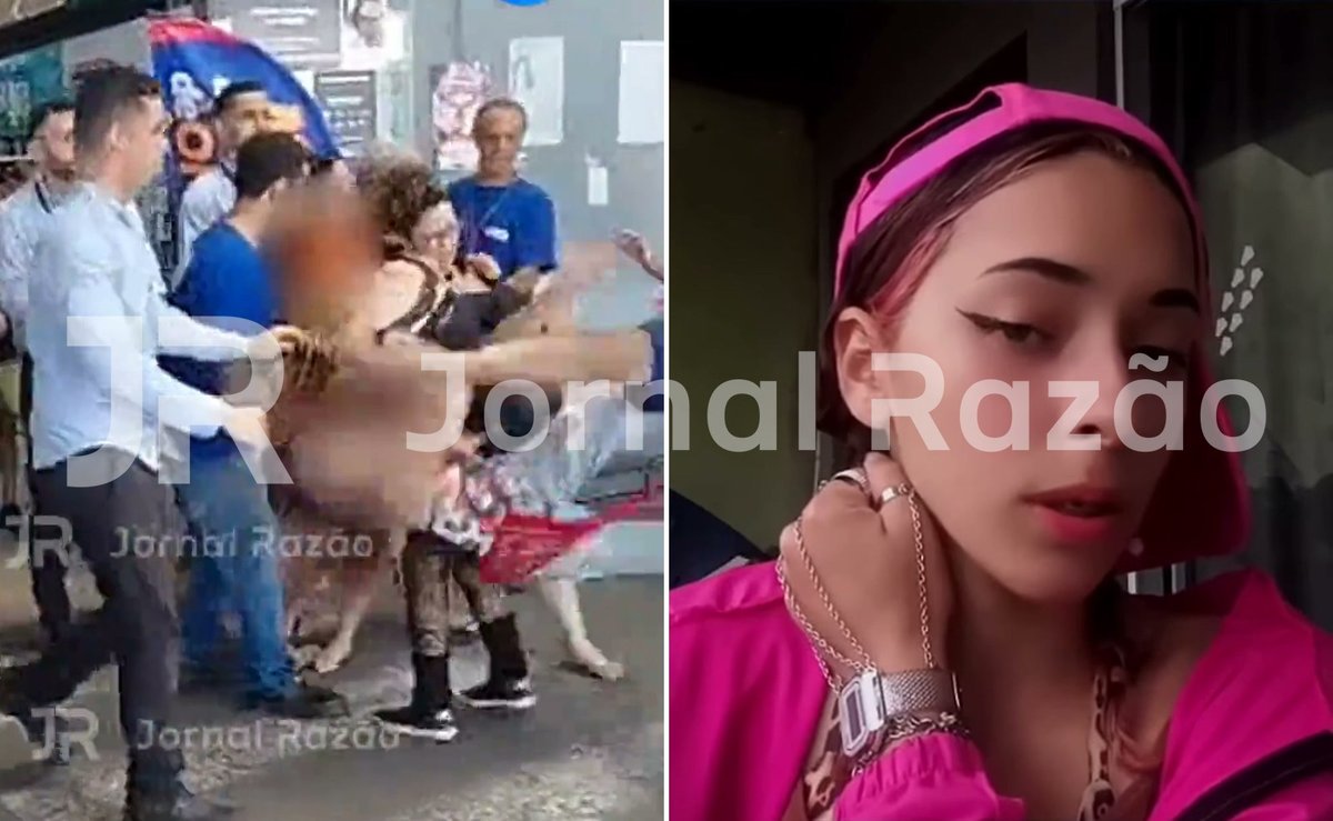 Jovem que levou voadora em mercado de Florianópolis diz que homem começou a agressão com soco no pescoço