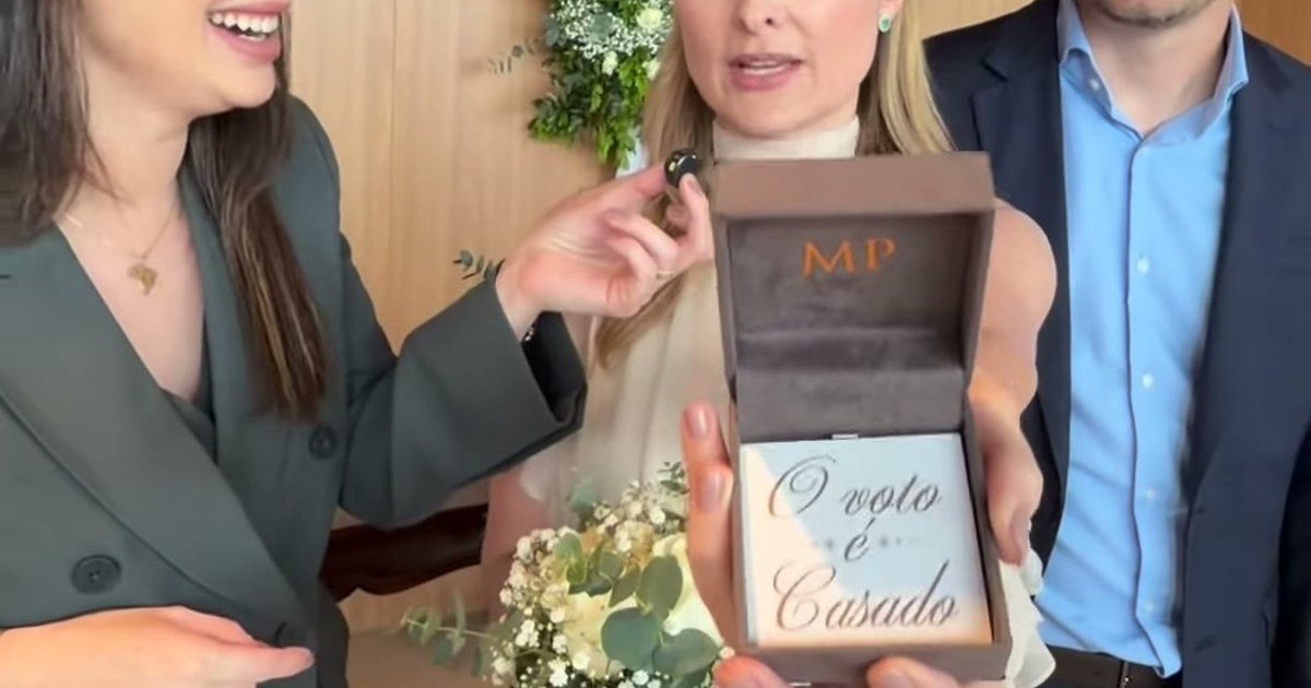Júlia Zanatta se casa com Guilherme Colombo e Carol De Toni rebate quem duvidou: “o voto é casado”