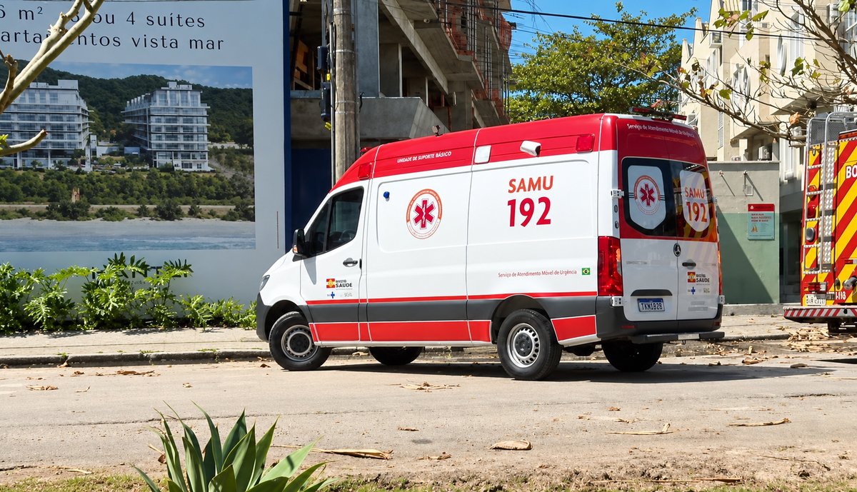 URGENTE: Laje vem abaixo durante obra, mata operário e deixa segundo trabalhador ferido em Florianópolis