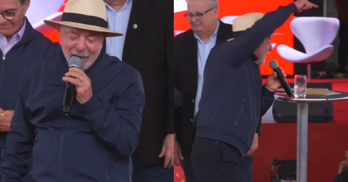 Em SC, Lula diz que Flávio quer tirar o pai da cadeia e dispara: “Eu quero ganhar pra manter ele na cadeia”