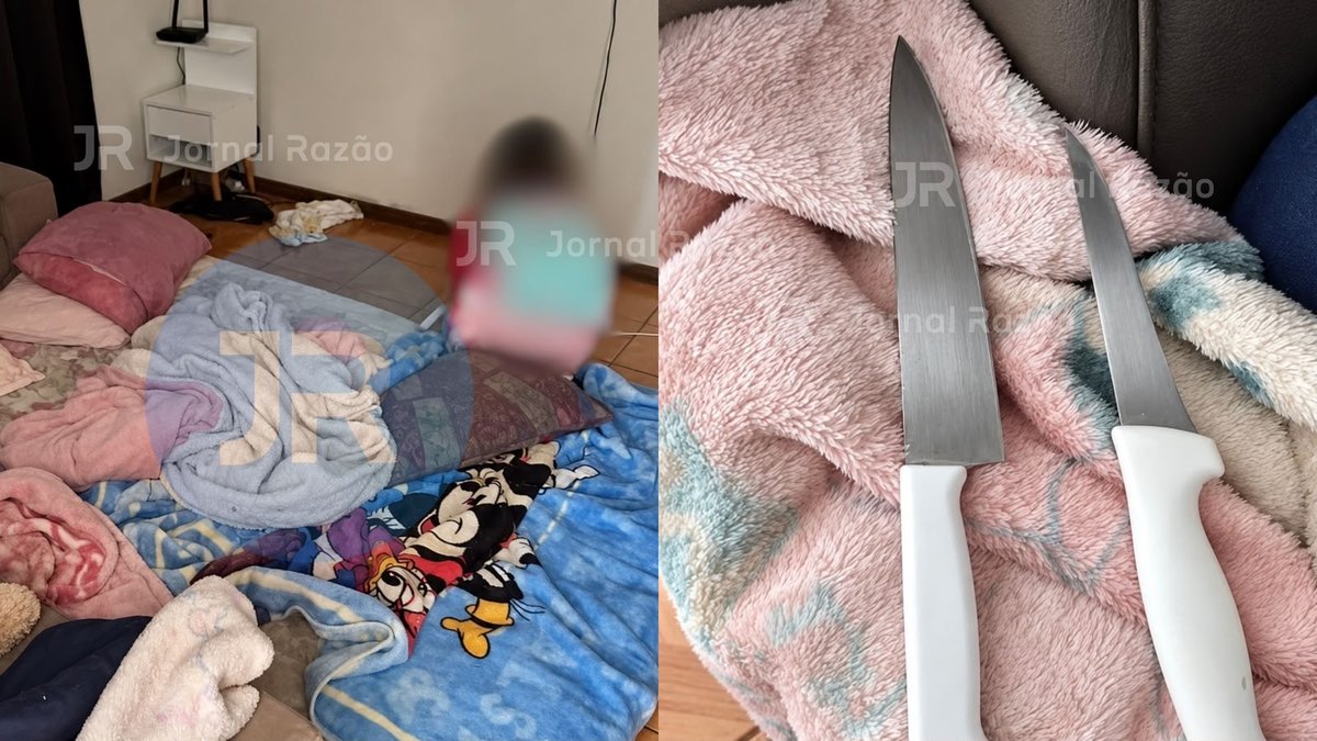 “Se alguém entrar, use as facas”: menina de 7 anos é encontrada sozinha dentro de casa