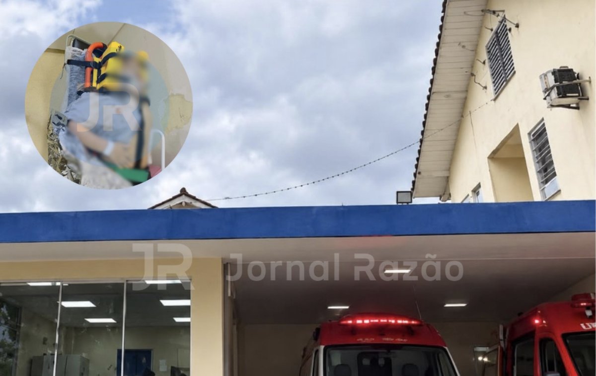 “Larga esse celular!”: menino de 11 anos quebra o punho ao pular da sacada para fugir de chinelada da mãe em SC