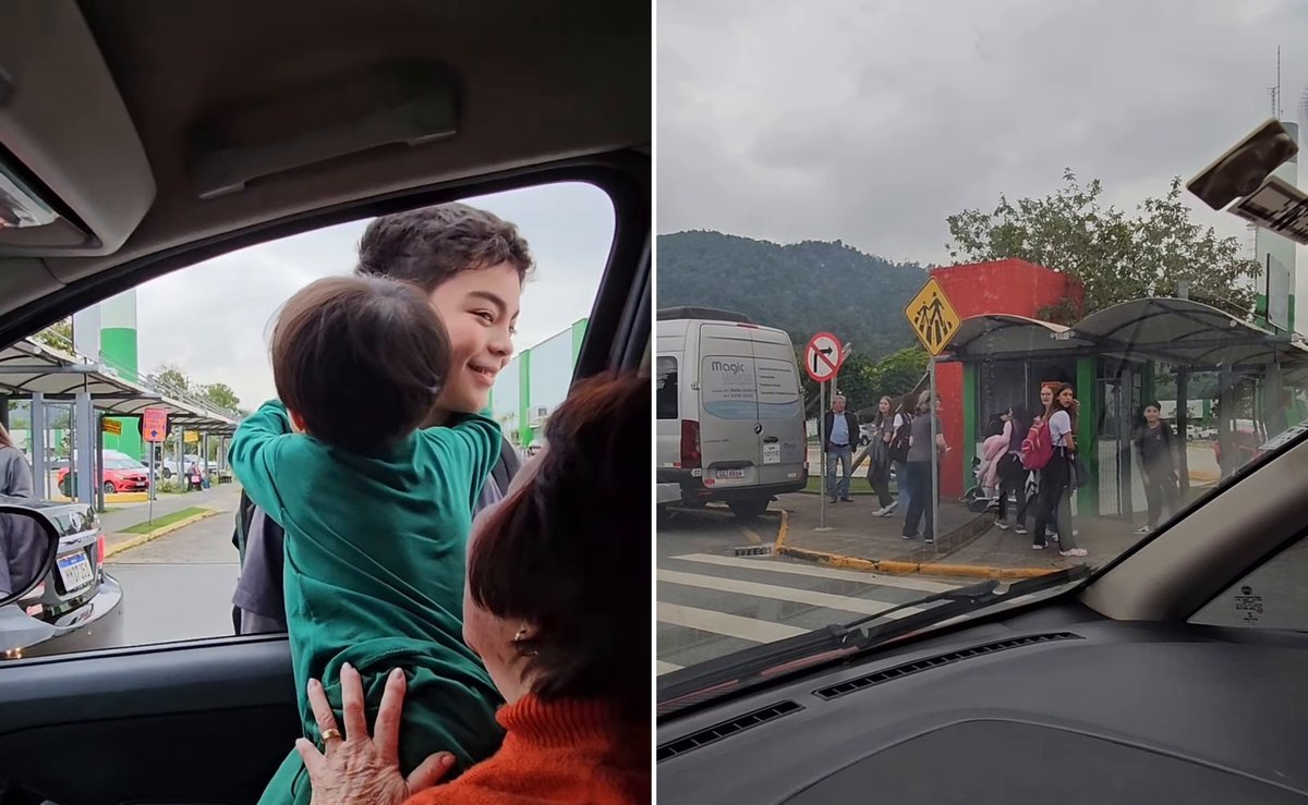 “Cuida do meu irmão”: menino de 4 anos se despede das colegas do irmão em SC