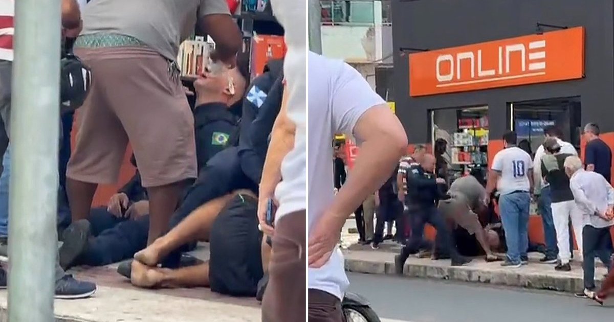 Morador de rua tenta roubar mulher e acerta cotovelada em guarda municipal durante prisão em Balneário Camboriú