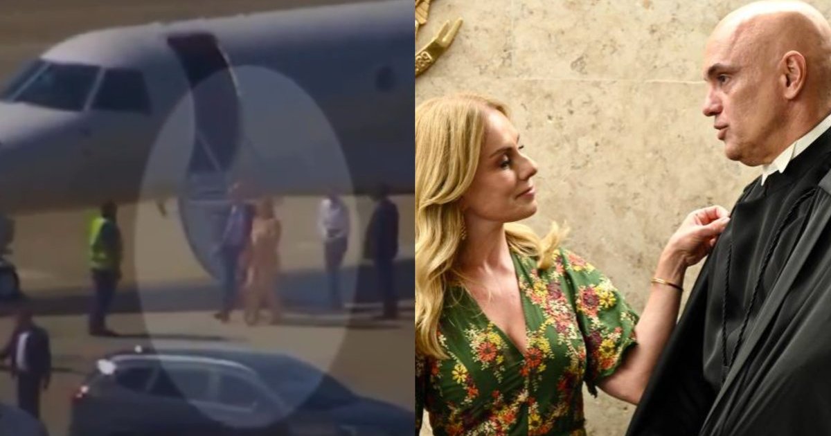 “Jamais viajei em avião de Vorcaro”, disse Moraes; vídeo mostra ministro e a esposa saindo de jatinho do banqueiro