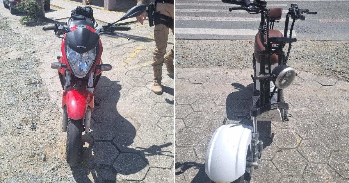 VÍDEO: Batida de frente entre moto e scooter na ciclovia deixa feridos em Barra Velha