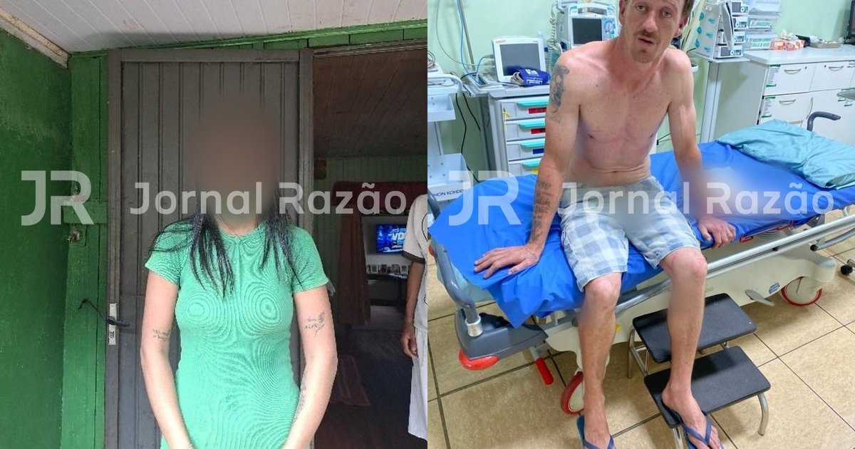 Mulher arremessa faca nas costas do companheiro e quem acaba preso é ele em Maravilha