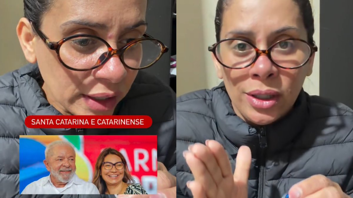 “Aqui vocês não se criam”: nordestina que fez a vida em SC critica Lula e Janja e sai em defesa dos catarinenses