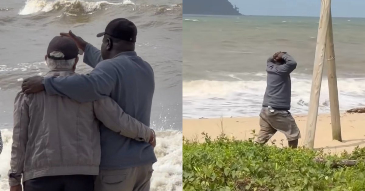 “A onda levou meu menino”: sem perder a fé, pai assiste às buscas pelo filho de 10 anos em praia de SC