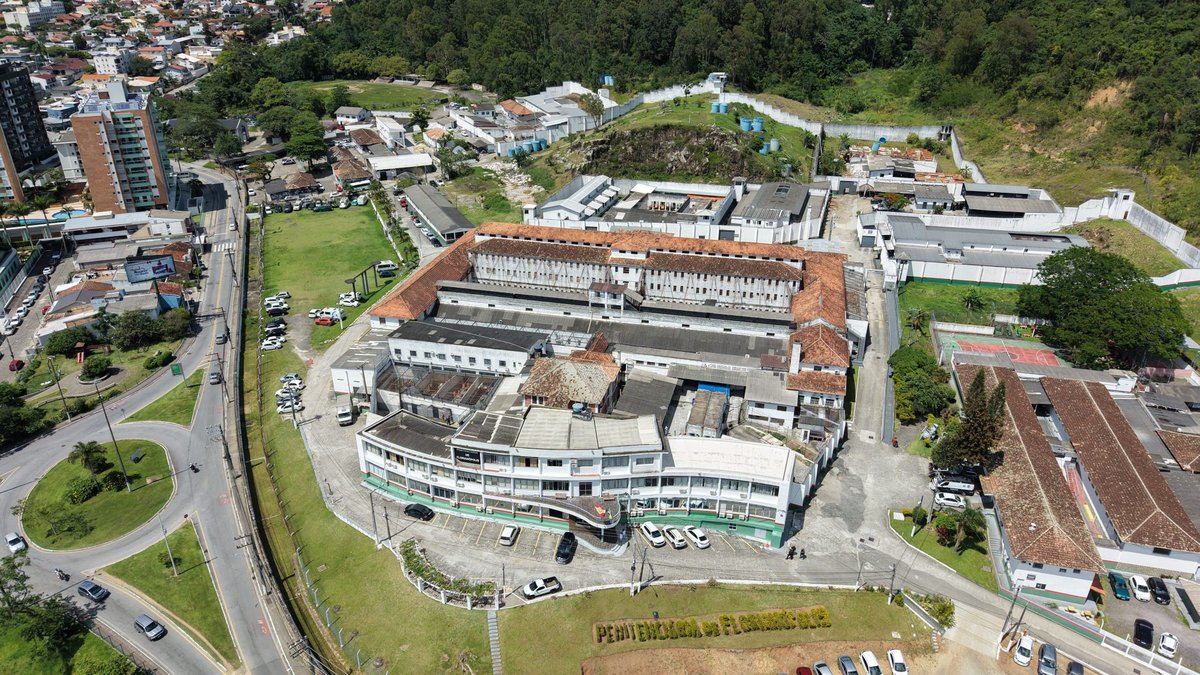 Penitenciária de Florianópolis, onde Mikhail Volodin está preso