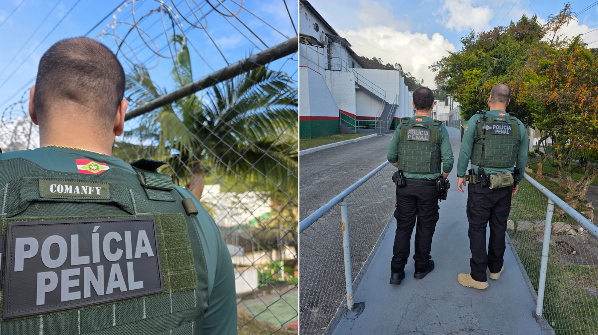Policial penal e vigilante são presos em operação contra “infiltração” em presídio de SC