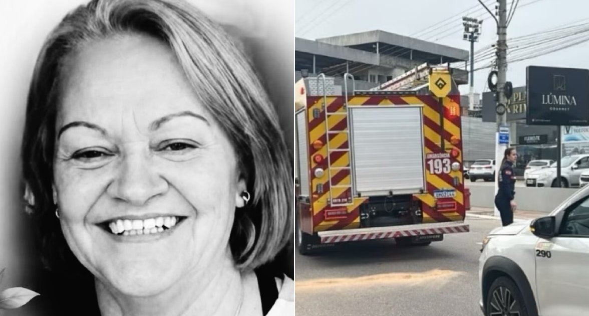 Médica atropelada no Centro de Brusque morre após uma semana internada no Hospital Azambuja