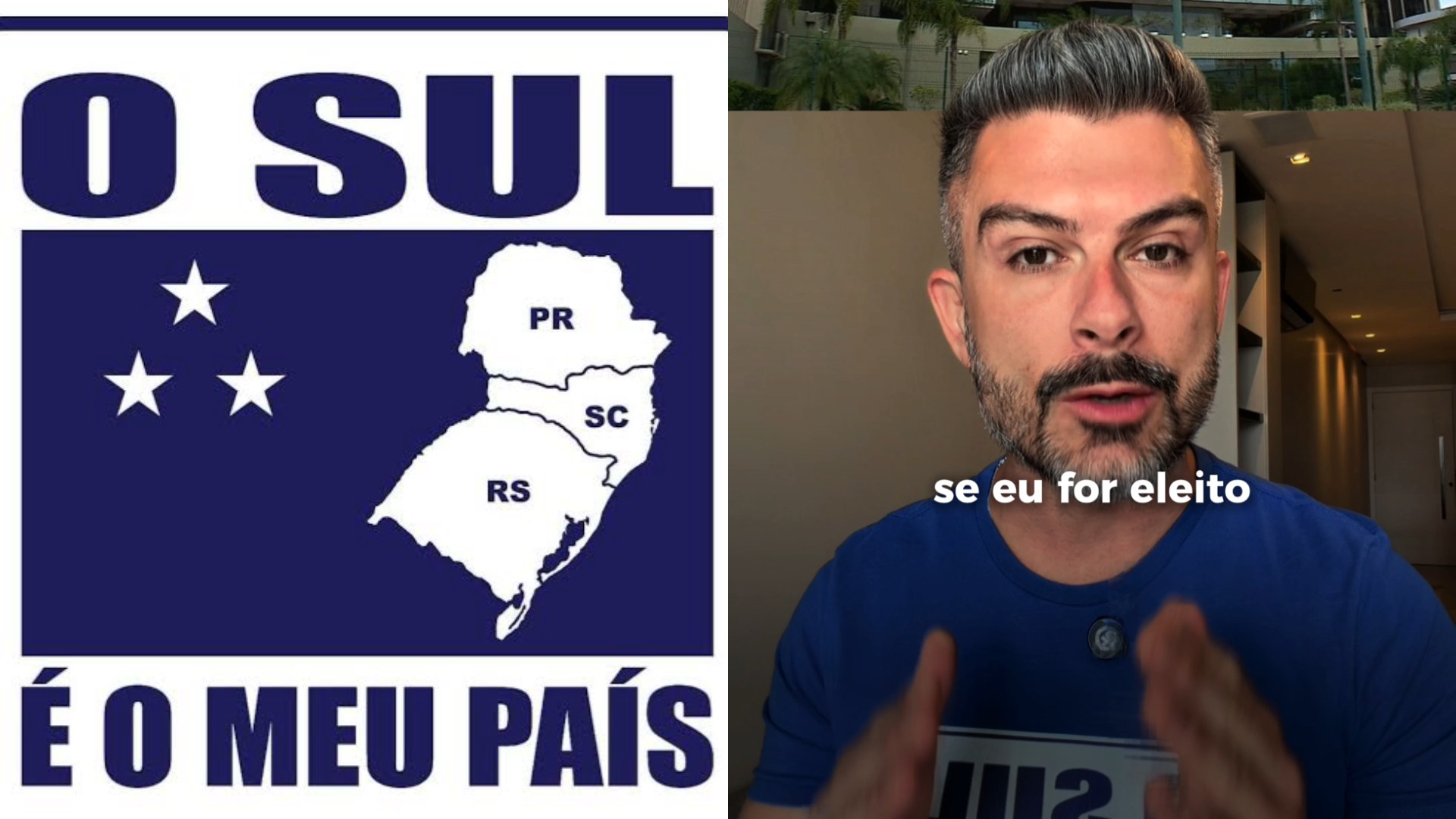 “Sul Livre”: Bruno Souza promete plebiscito para SC decidir se continua no pacto federativo