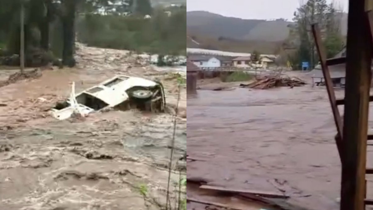 URGENTE: Chuva não dá trégua, água invade casas e famílias deixam imóveis às pressas na Serra de SC