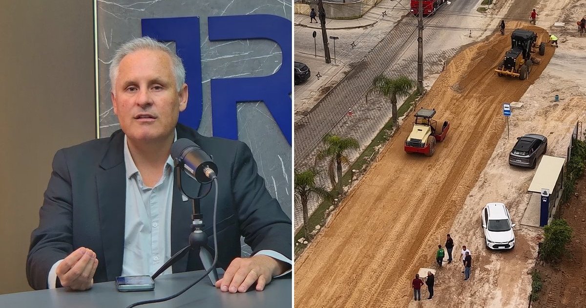 Tijucas em obras: principal entrada da cidade recebe asfalto e prefeito anuncia mais 22 ruas