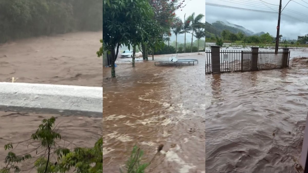 URGENTE: Cidade catarinense que viveu a maior tragédia de sua história volta a ser castigada por temporal