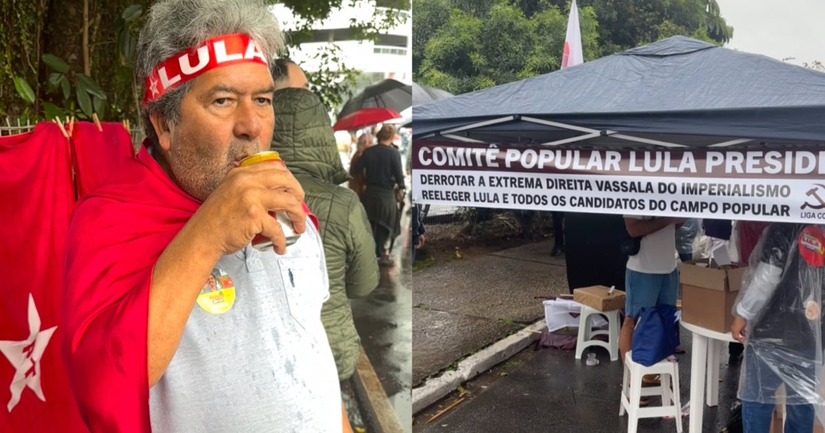 Torneiro mecânico como Lula, apoiador de Curitiba une negócio e militância no comício em SC