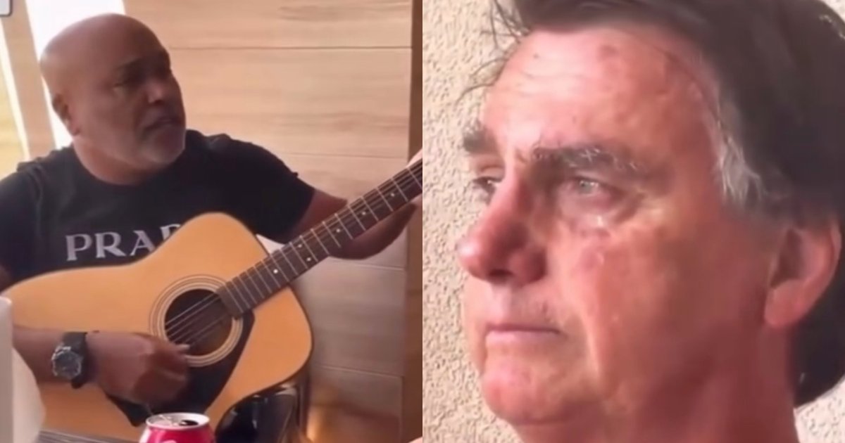 Vídeo de Bolsonaro chorando com Rick cantando volta a circular após queda de helicóptero em SC