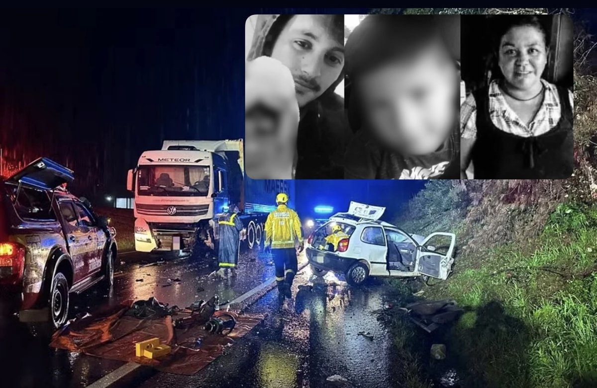Vítimas de colisão frontal com caminhão na BR-470 são identificadas: pai, filho de 6 anos e avó de SC - QTU Questões do Universo