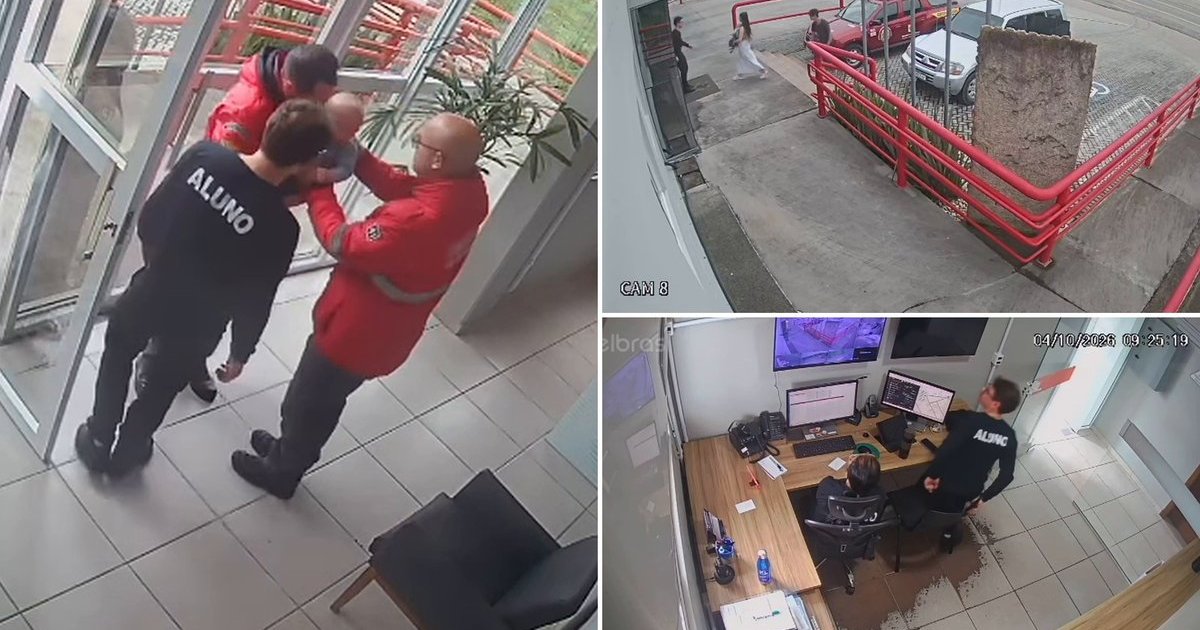 Aluno do curso de bombeiros vê família pela câmera e salva bebê de 9 meses engasgado em SC