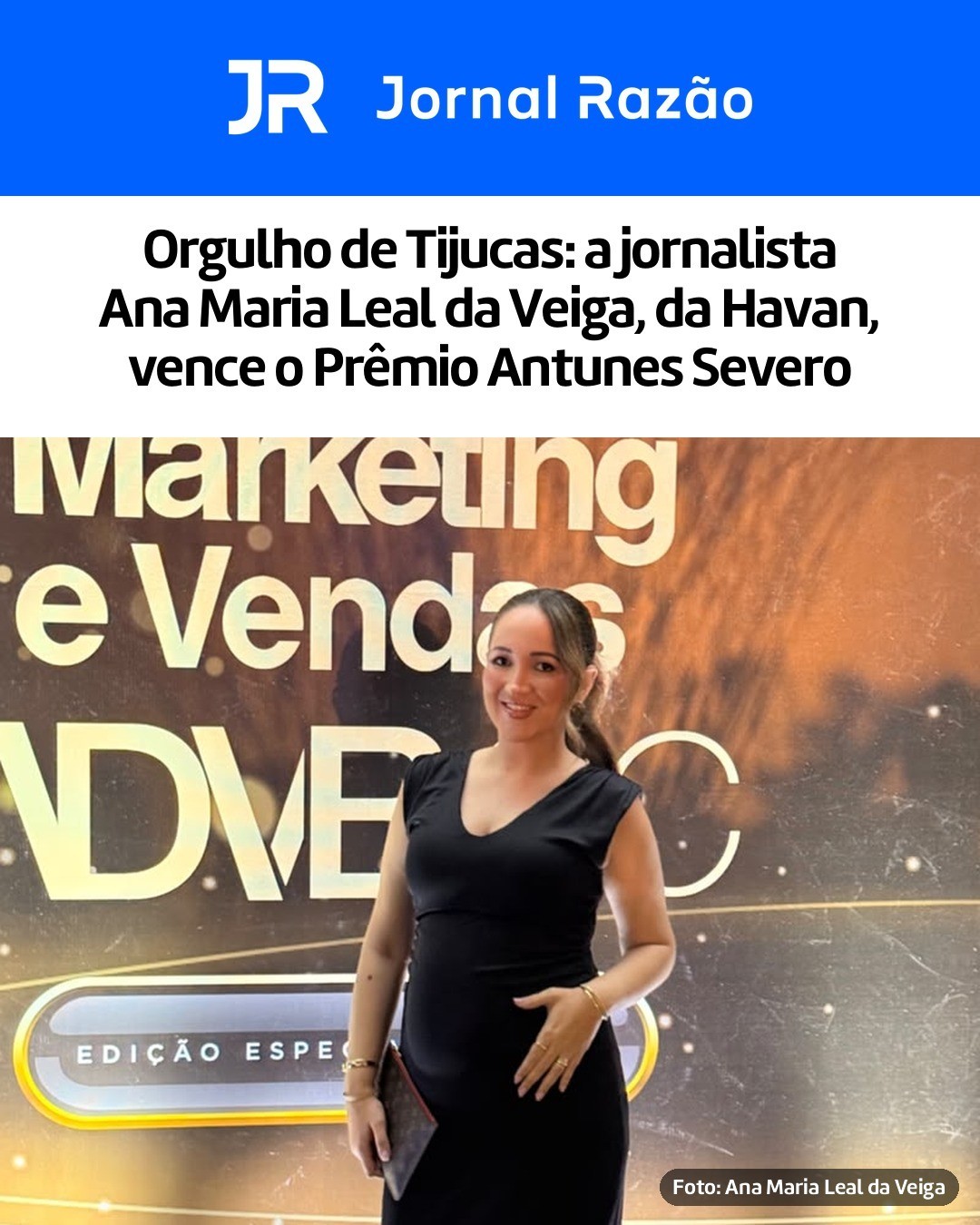 Ana Maria no painel do Top de Marketing e Vendas ADVB/SC (Foto: Ana Maria Leal da Veiga)