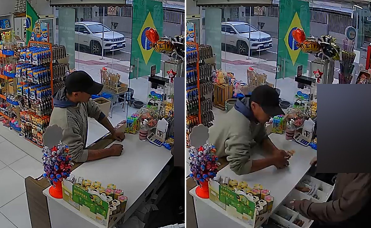 “Deus te abençoe”, diz assaltante após ameaçar sacar “baita oitão” em Balneário Camboriú