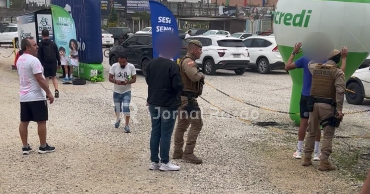 Atleta é detido na corrida “Corra por Elas” em Brusque após ex acionar o botão do pânico por medida protetiva