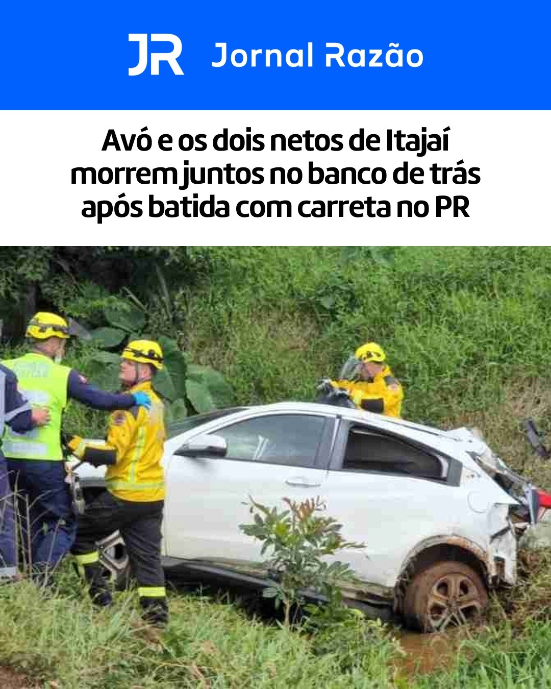 Bombeiros e Samu atenderam a ocorrência em Bom Jesus do Sul