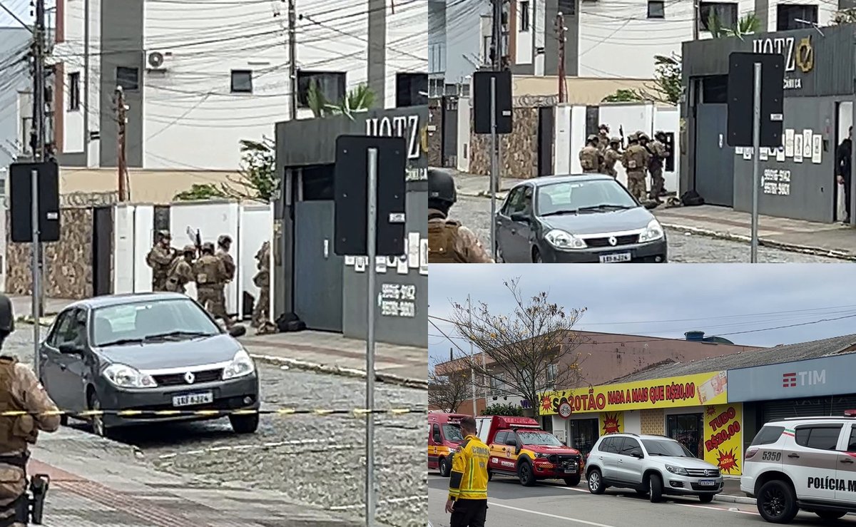 Bombeiro que surtou, abriu fogo e mobilizou o BOPE em Itajaí tinha fugido de clínica dias antes