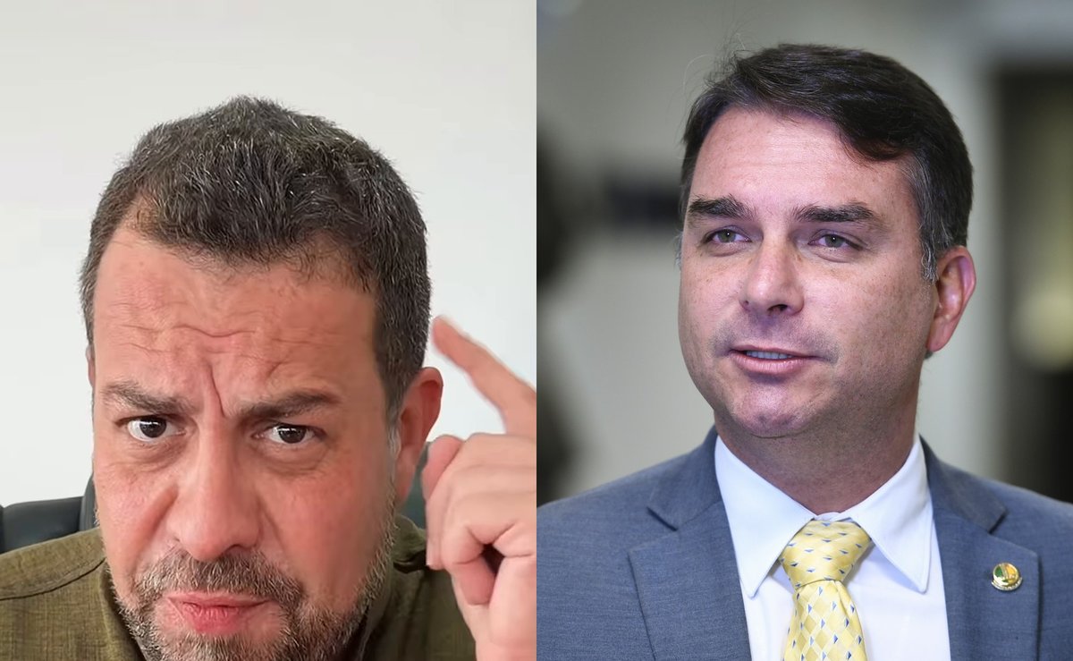 Guilherme Boulos comenta ida de Flávio aos EUA e dispara: “Ele fugiu porque é covarde”