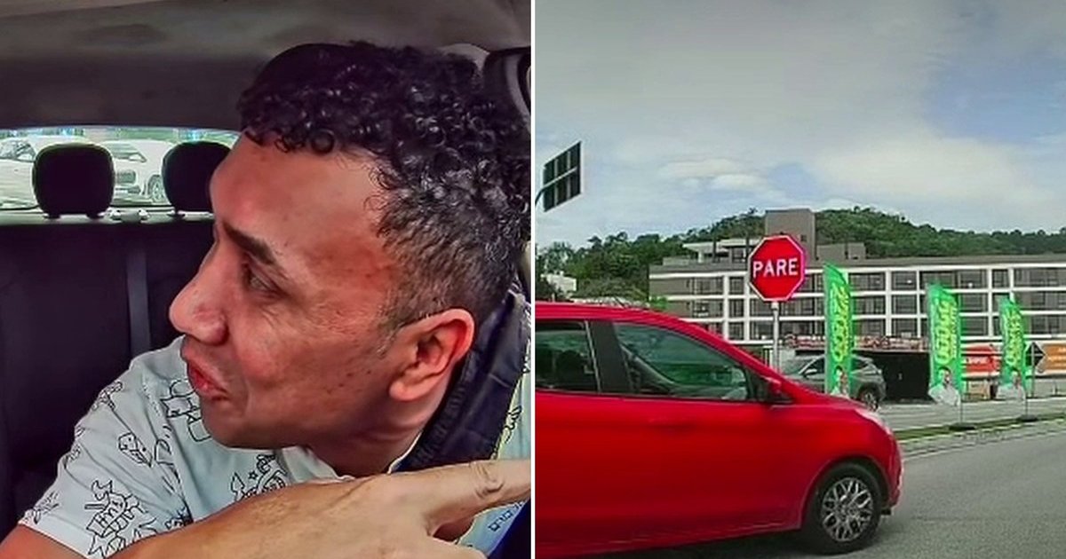 “Brasileiro mal-educado”: mulher surta após motorista de aplicativo parar para embarque em Florianópolis