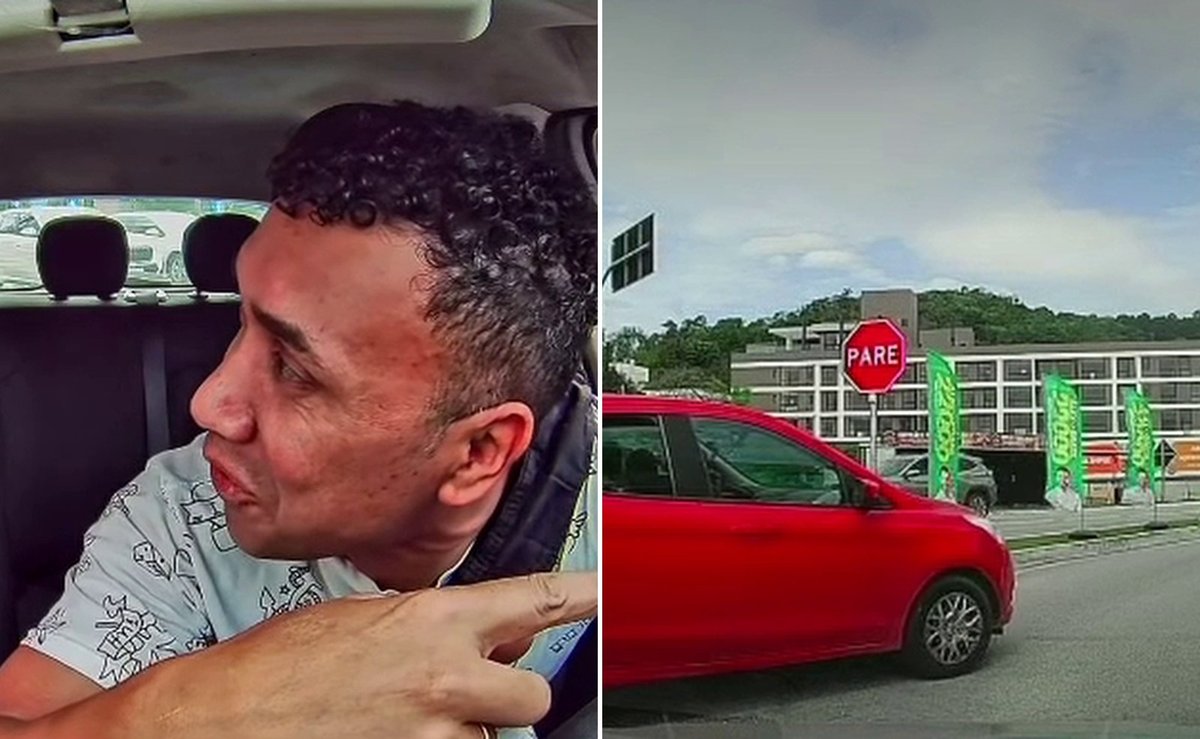 “Brasileiro mal-educado”: mulher surta após motorista de aplicativo parar para embarque em Florianópolis