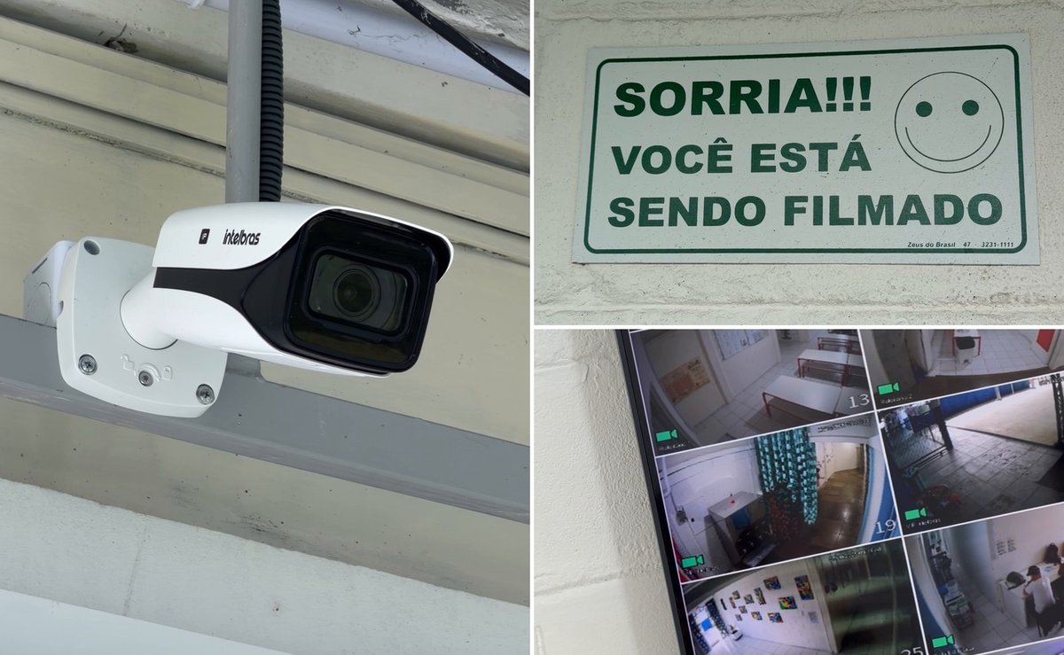“Sorria, você está sendo filmado”: câmeras com IA monitoram quem entra nas escolas de BC