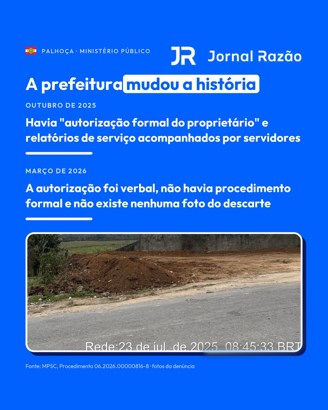 As duas versões da prefeitura ao Ministério Público