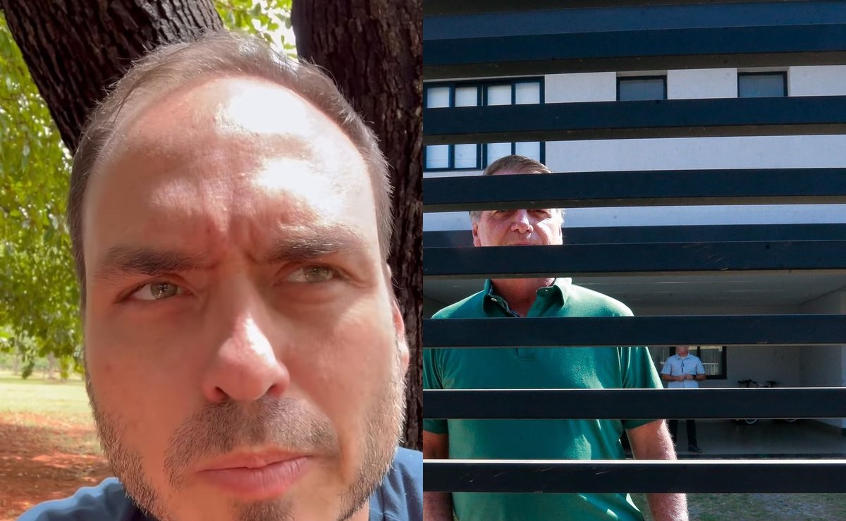 “Desculpa, pai, a gente falhou”: Carlos se emociona ao visitar Bolsonaro em prisão domiciliar