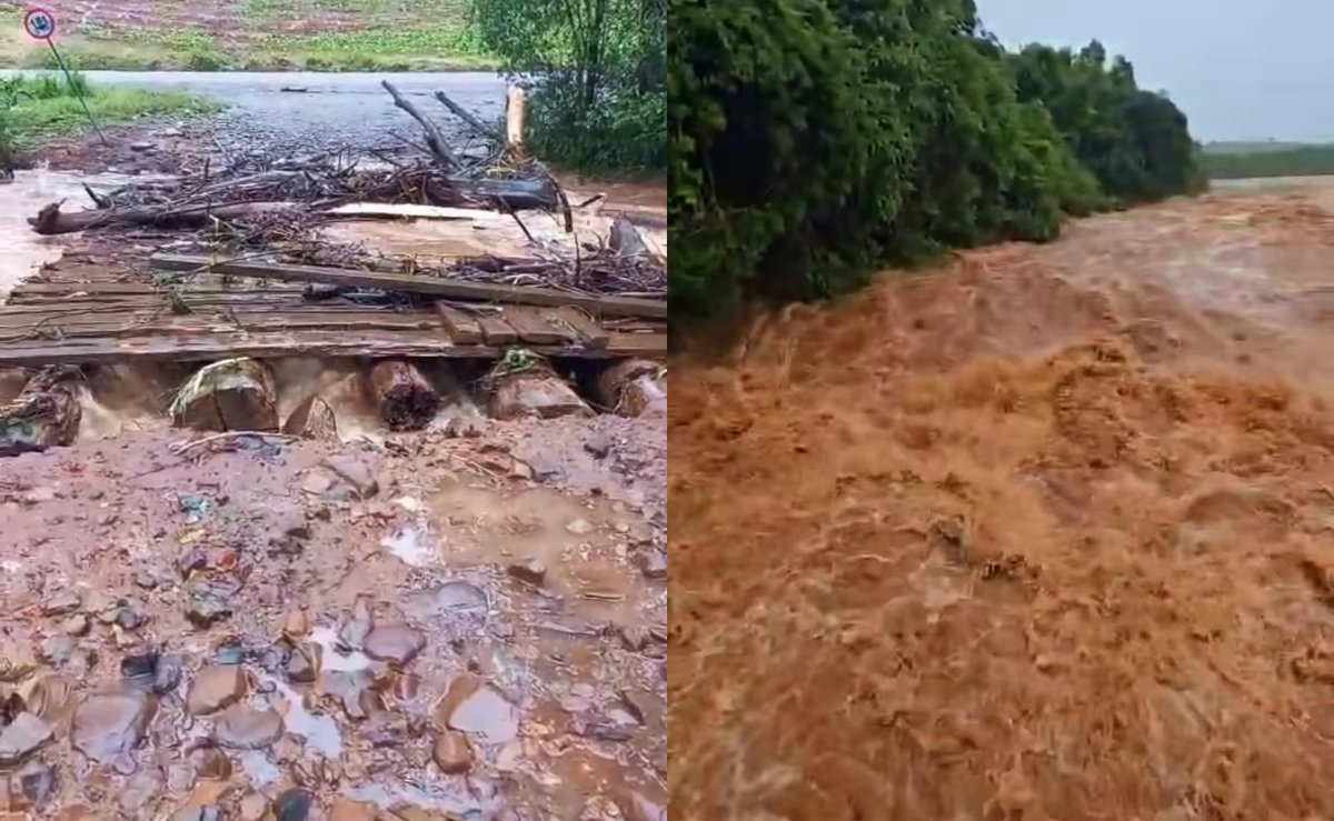 Cidade de SC decreta emergência com 688 km de estradas destruídos e 1.300 propriedades afetadas