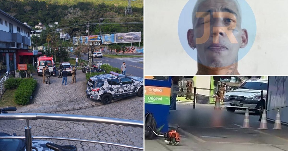 Criminoso do Pará é preso após matar jovem em Florianópolis e tentar esfaquear policiais