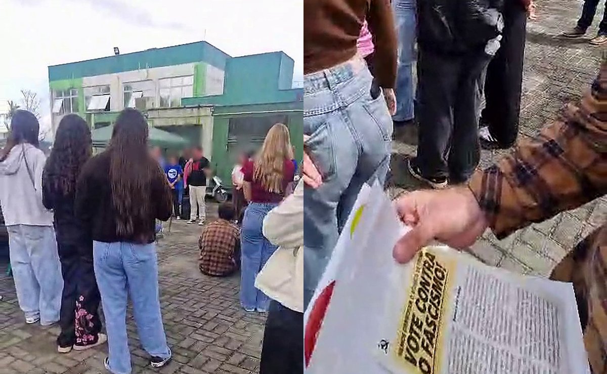 VÍDEO: deputado Marquito pede a alunos do IFSC de Joinville que virem votos para Lula dentro do campus