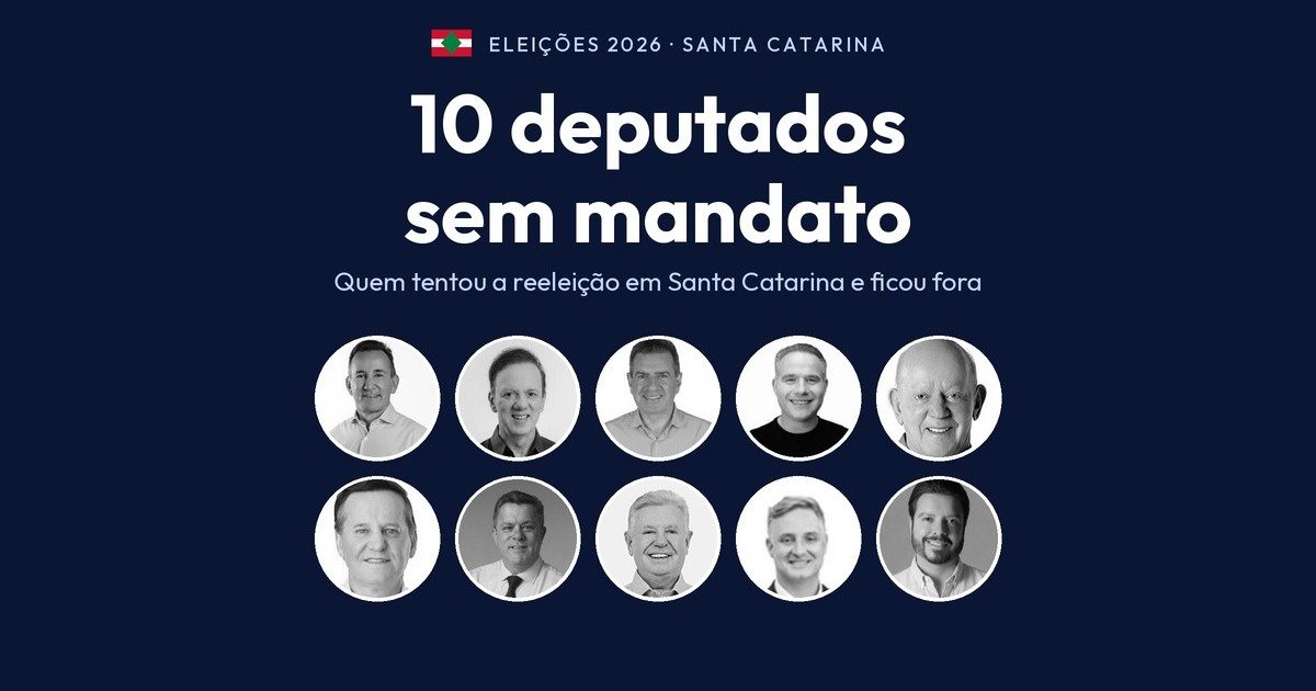 As urnas mandaram 10 deputados de SC para casa