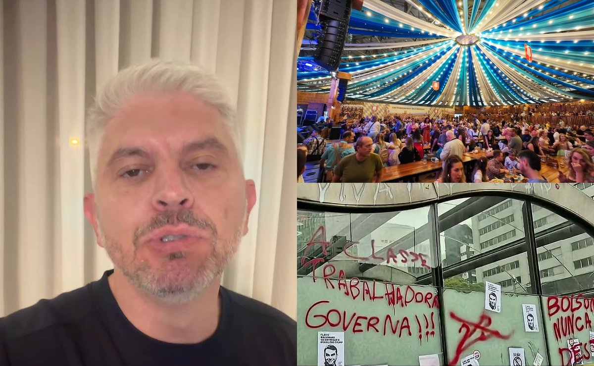 “Em Blumenau, vagabundo não se cria”: Egidio Ferrari diz que esquerda não é louca de pisar na Oktoberfest