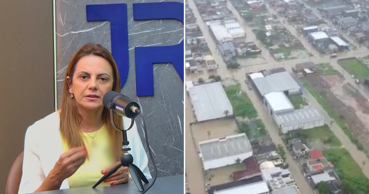 Nilza Simas, ex-prefeita de Itapema, diz que tinha enchente com 50 mm de chuva e cobra prevenção