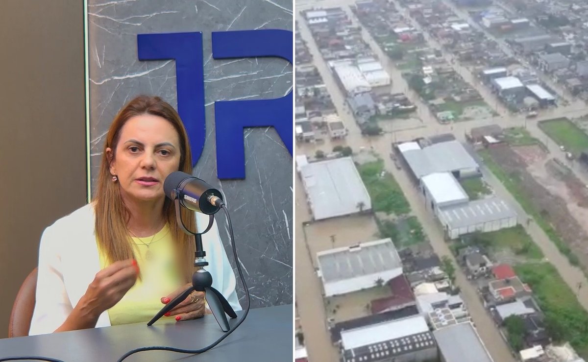 Nilza Simas, ex-prefeita de Itapema, diz que tinha enchente com 50 mm de chuva e cobra prevenção