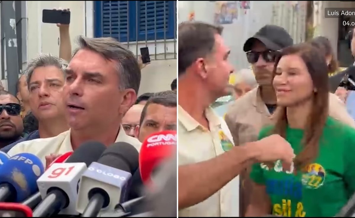 “50% mais um dos votos”: Flávio Bolsonaro cita pesquisas internas e fala em vencer no 1º turno