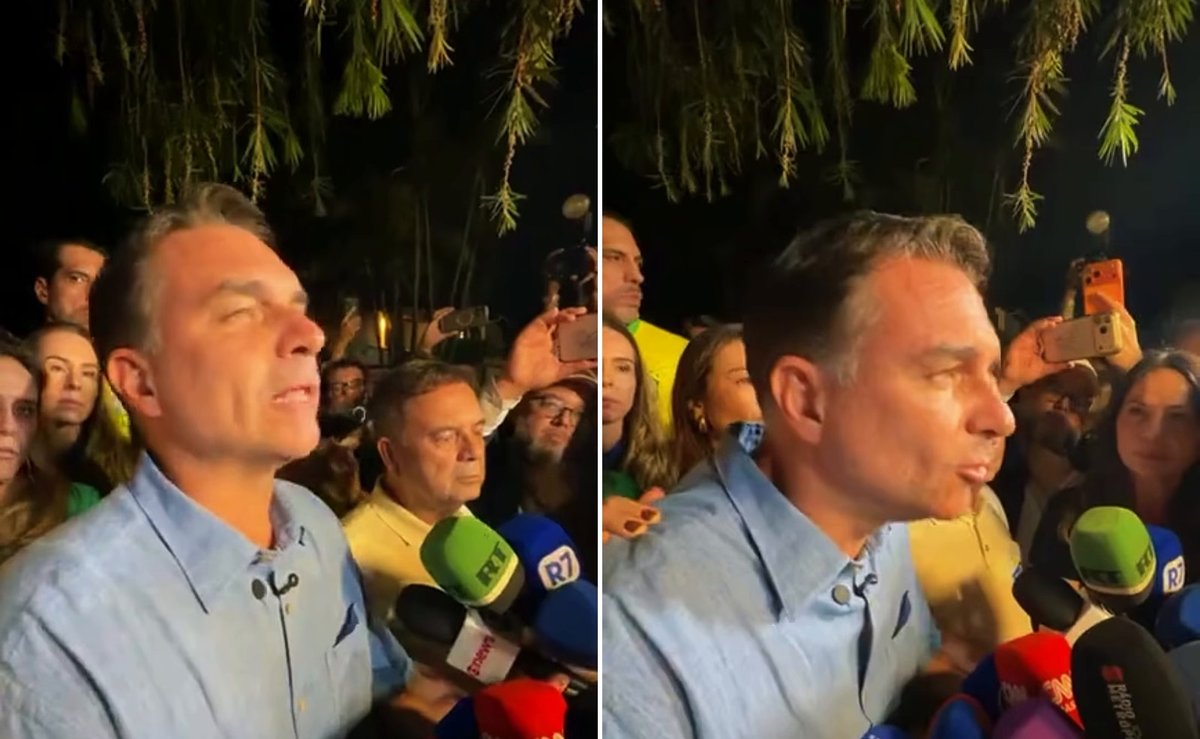 “Tá decretado o fim da era do PT”, diz Flávio Bolsonaro após resultado do primeiro turno